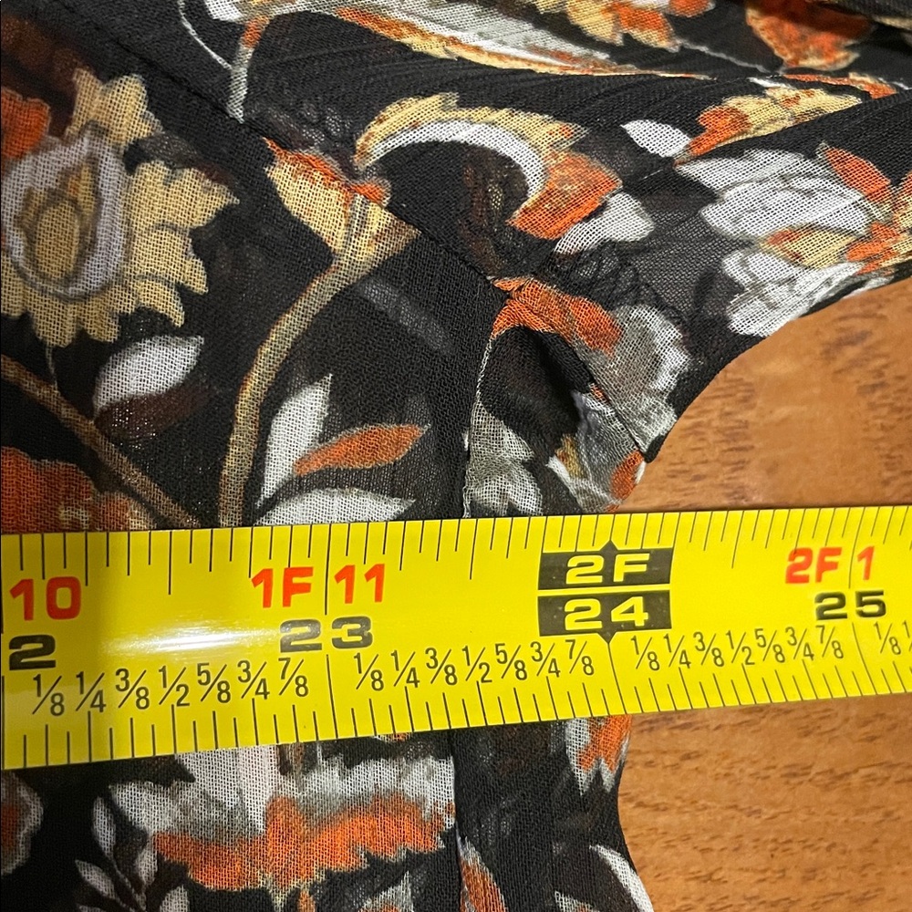 A.N.A Women’s Multicolor Floral Blouse (size L) - Picture 14 of 15